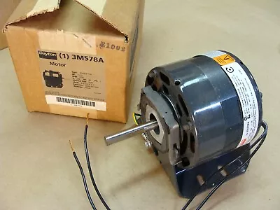 NEW Dayton Fan Blower Motor 3M578A Shaded Pole 1/15 Hp 230V 3/8 Shaft 1550 Rpm • $50