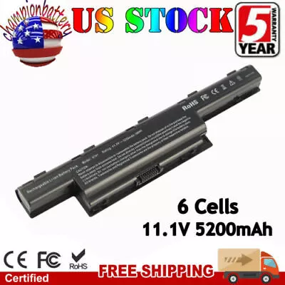 4551 Laptop Battery For Acer Aspire 4741 5750 7551 7560 7750 AS10D31 AS10D51 US • $15.89