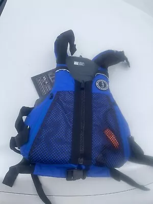 New W/ Tags MTI MUSTANG SURVIVAL Life Jacket Black / Dark Blue Adult XL / L • $49.99