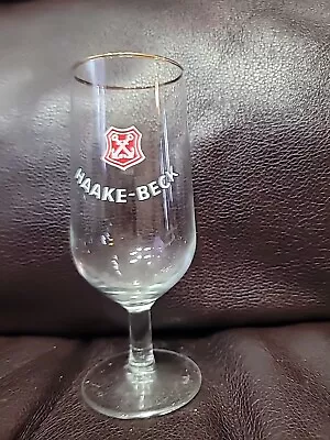 Vintage German Haake-Beck .25L Beer Glass - Circa 1970  • $9.99