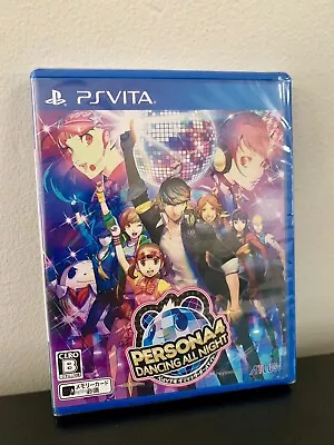 Persona 4 Dancing All Night SONY PSVITA JAPAN VERSION NEW AND SEALED • $50