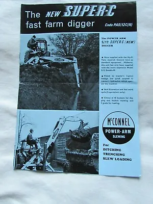 @McConnel Super C Fast Farm Digger  Brochure - Power Arm Slewing • £6.50