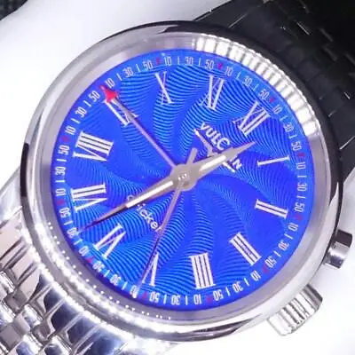 Vulcain Cricket 100102.008 Blue Enamel Dial With Accessories • $2011.93