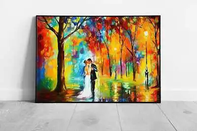 First Dance Painting By Leonid Afremov Wall Art Print On Paper Picture For Home • £18.49