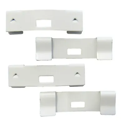 Vertical Blind Vane Saver ~ 20 Pack White Curved Repair Clips • $9.05