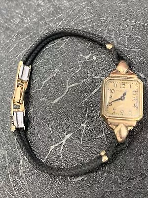 Vintage Hamilton Ladies Mechanical Wristwatch USA 10k Gold Filled Needs Stem • $35