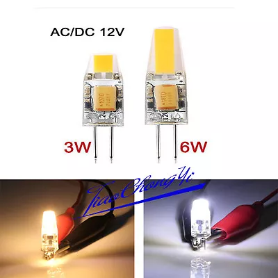 High Quality Dimmable G4 LED 12V AC/DC COB Light 3W 6W LED G4 COB Lamp Bulb • $1.20