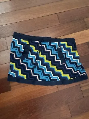 Missoni For Target Blue Zig Zag Mini Skirt Limited Edition Sold Out Collection L • $35