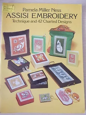 $19.95 • Buy ASSISI EMBROIDERY Technique & Charted Designs - Pamela Miller Ness - Dover 