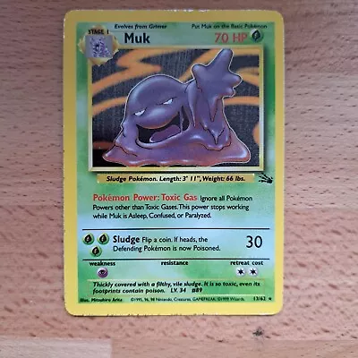 Pokemon Muk Holo 13/62 1999 • £1.99