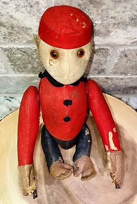 Rare Antique Schuco Toy Acrobat Messenger Monkey 1920’s Clockwork Movement 11in • $169