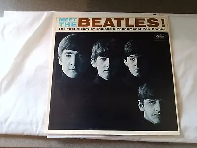 The Beatles – Meet The Beatles! Vinyl LP Record. • $8.93
