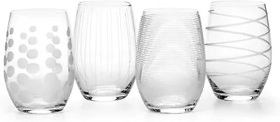 5095528 Cheers Stemless Wine Glass 17-Ounce Set Of 4 Clear • $34.69