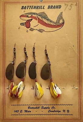 Vintage Rare Buel Private Label Counter Display Metal Ny Fishing Lures  • $39