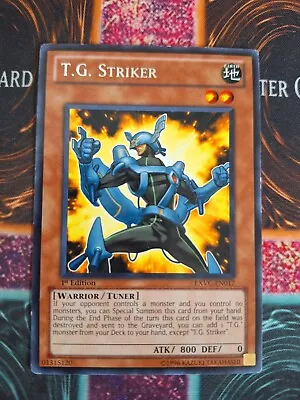 Yu-Gi-Oh! TCG T.G. Striker EXVC-EN017 Rare 1st Edition Lightly Played • $4.50