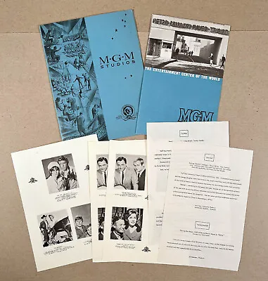 1966 Hollywood CA MGM STUDIOS TOUR FOLDER AND LITERATURE TV & Movie Material • $20