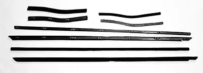 NEW! 1965-1966 Mustang Beltline Weatherstrip Coupe Convertible Hardtop 8 Pc Kit • $89.95