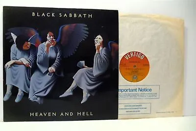 BLACK SABBATH Heaven And Hell (1st Uk Press) LP EX/EX- 9102 752 Vinyl Album • $199.44