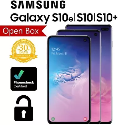 $194.85 • Buy Samsung Galaxy S10 S10e S10+ Plus 128GB 512GB - Unlocked Verizon AT&T T-Mobile