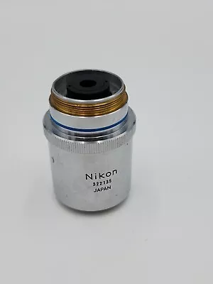 Nikon BD Plan 60x 0.80 Microscope Objective 210 Optiphot Epiphot • $49.99