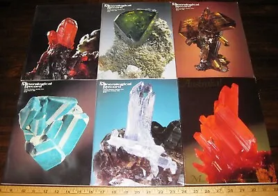 MINERALOGICAL RECORD MAGAZINE 1988  Vol 19 All 6 Issues Complete Mineralogy Mine • $39.95