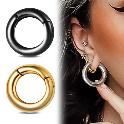 2PCS Halo Ear Weights Hangers Saddle Gauges Plugs Expander Piercing Body Jewelry • $13.67