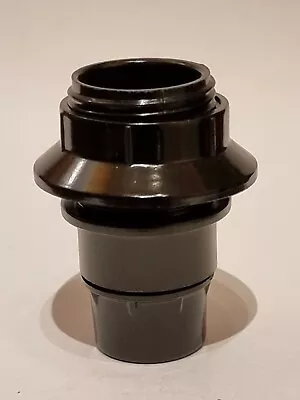 Black Bakelite Style E14 SES Light Bulb Holder M10 Entry Pendant Lamp Socket N • £2.99