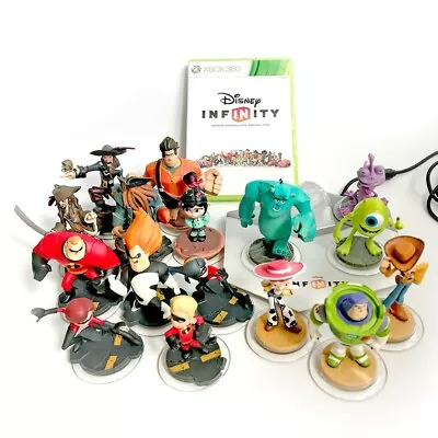 MICROSOFT XBOX 360 Disney Infinity Bundle | Game Base Figures Place Crystal • £41