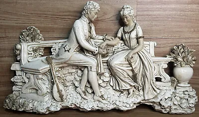 Universal Statuary Chicago Vintage 1971 French Victorian 31” Wall Sculpture Art • $125