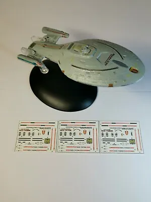 £7.99 • Buy NO MODEL - Star Trek Starships EAGLEMOSS USS VOYAGER INTREPID CLASS DECALS