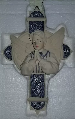 Sarah's Angels Collectible  James  Wall Plaque Angel On Cross #30421 Box EUC • $6.70