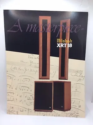 Vintage McIntosh XRT-18 Sales Brochure • $15