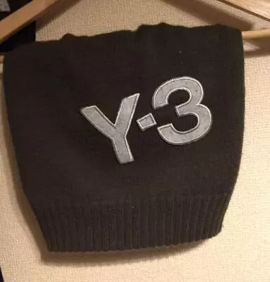 Y-3 Khaki Color Large Knit Hat Fabric Thick Fluffy • $146.15