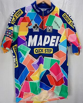 New Mens Mapei Quick Step Short Sleeve Cycling Jersey Sms Santini Euro 52 Xxl It • $89.99