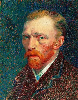 1887 Self-Portrait By Vincent Van Gogh Art Painting Print • $9.99