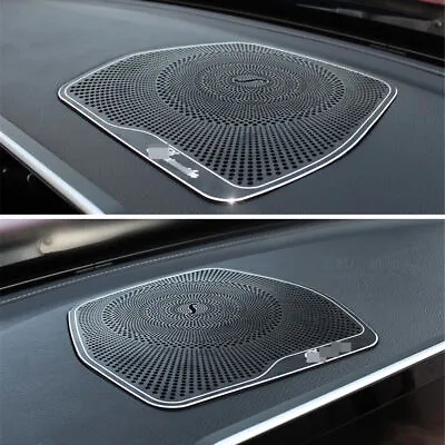 Alloy Console Dashboard Speaker Cover For Mercedes Benz C GLC Class W205 2015-20 • $13.59
