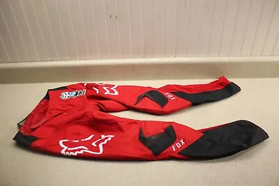Fox Racing Suzuki 180 Pants Size 28 Gear MX Off Road Mesh Red Black 7265 CC2 • $75.11
