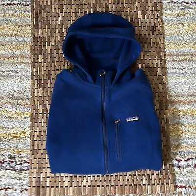Patagonia Better Sweater Hoodie Hoody Blue Fleece Full Zip Jacket Men’s Large L • $114.95