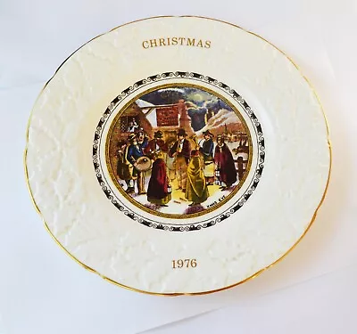 Coalport Bone China 9  Decorative Plate -  Christmas 1976  Xmas Eve  1st Issue • £4.99