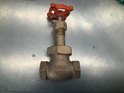 Stockham B-22 Bronze Gate Valve 3/4  NPT • $24.95