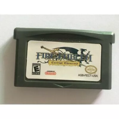 Fire Emblem Corrupt Theocracy For GBA Game Boy Advance SP Nintendo DS • $27.95
