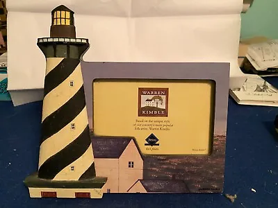 Lighthouse Picture Frame Based On The Unique Style Of Folk Artist Warren Kimble  • $12.95