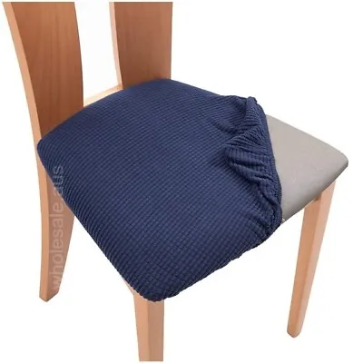$24.95 • Buy 2-8PCS Dining Chair Covers Kitchen Home Seat Cover Stretch Removable Slipcover