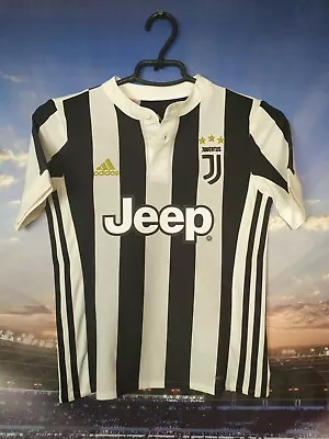 Mandzukic Juventus Home Football Shirt 2017 - 2018 Jersey Adidas Young Size S • $33.99