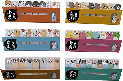 Nicepaper-Cute Mini Doggies Bookmark Sticky Notes Memo Pad Sticky Notes750 ... • $13.52