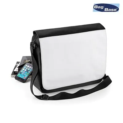 BagBase Sublimation Messenger Bag BG965 - Cross Body Ipad Tablet Messenger Bag • £16.99