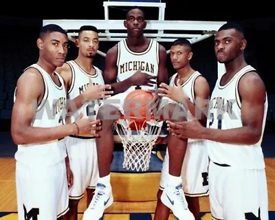 MICHIGAN WOLVERINES Fab Five Webber - Jalen Rose Glossy 8 X 10 Photo Print • $4.99