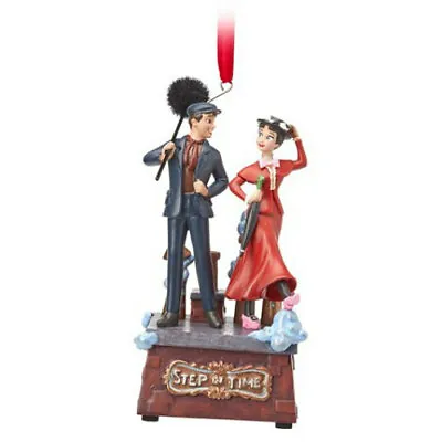 Disney MARY POPPINS & BERT SINGING  Step In Time  CHRISTMAS SKETCHBOOK ORNAMENT • $29.99