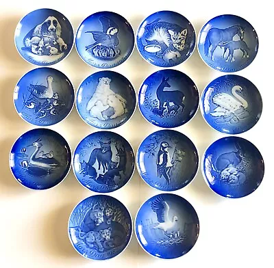 Mother’s Day Bing Grondahl B&g Mors Dag Plate Lot (14) 1969-1984 Denmark Blue • $49.99