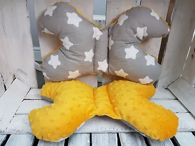 £5.99 • Buy Baby Bedding Cot Cotbed Pillow Butterfly Cotton Soft Plush Cuddle